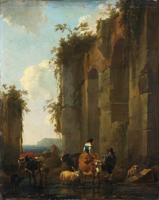 Nicolaes Pietersz. Berchem - Ruins in Italy