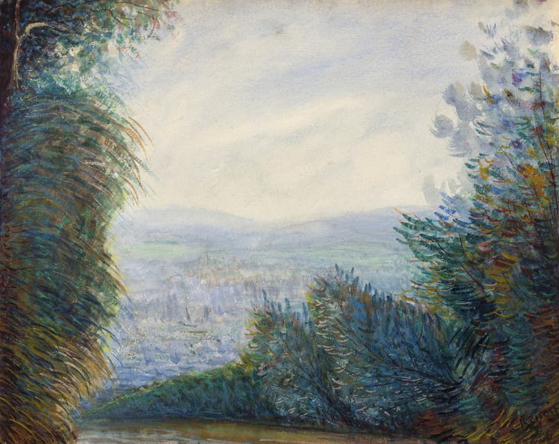 Pierre-Auguste Renoir - The Auvers Valley on the Oise River
