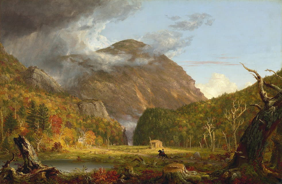 Thomas Cole - A View of the Mountain Pass Called the Notch of the White Mountains (Crawford Notch)