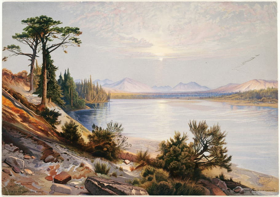 Thomas Moran - Head of Yellowstone River