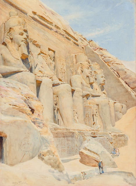 Walter Frederick Roofe Tyndale - The Great Temple of Abu Simbel