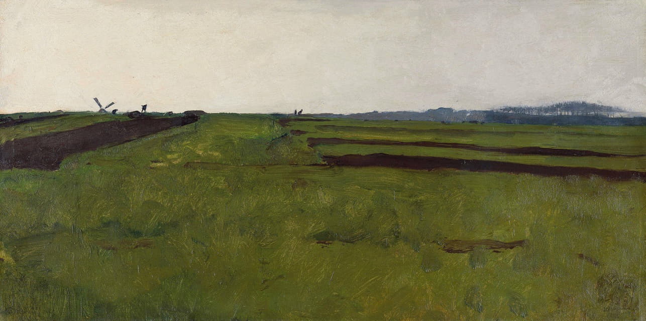 Willem Witsen - Landscape with fields