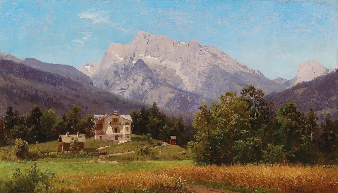 Adalbert Waagen - Motif Of The Alps