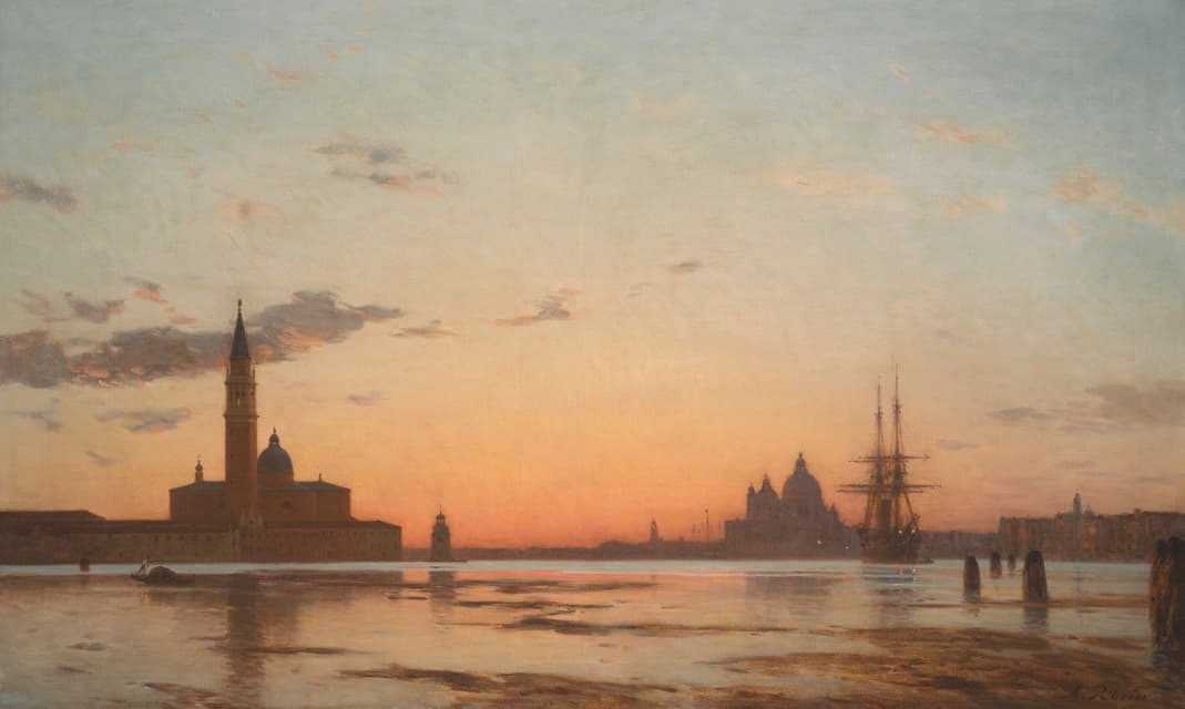 圣马可运河，黄昏，威尼斯