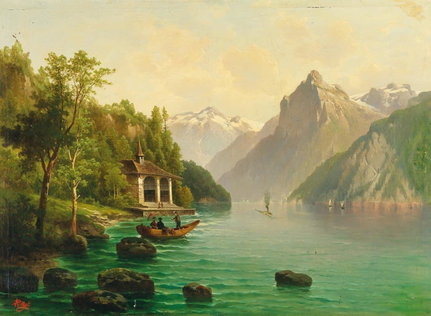 Anton Pick - The Tellskapelle On Lake Lucerne