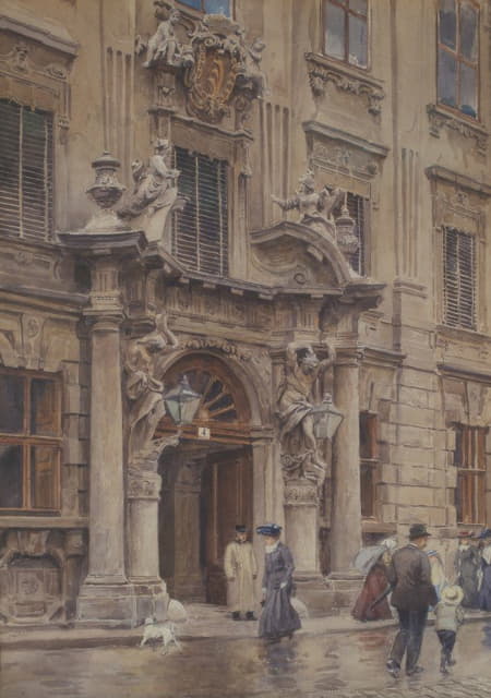 Ernst Graner - Das Portal Des Palais Kinsky