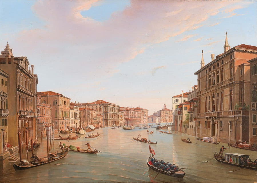 Frans Vervloet - Venice, Grand Canal