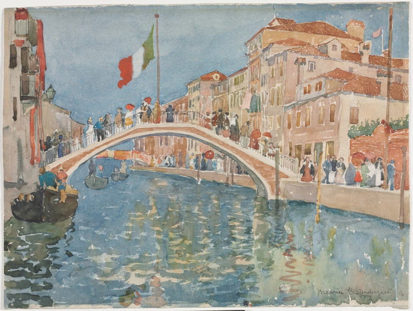 威尼斯的一座桥