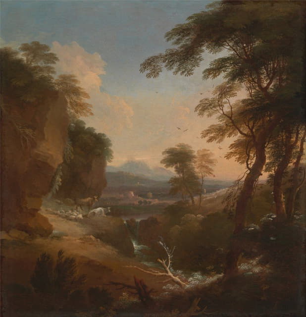 Adriaen van Diest - Landscape with Distant Mountains