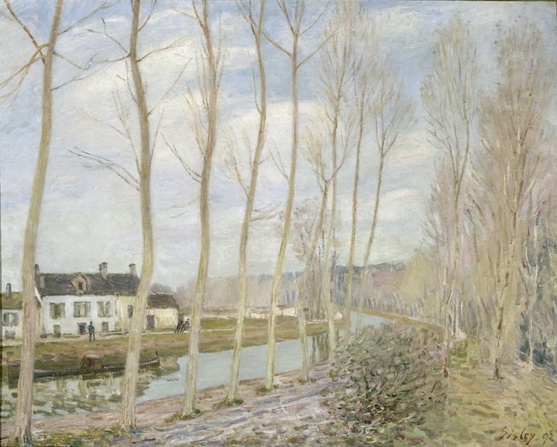Alfred Sisley - The Loing’s Canal