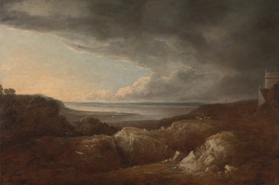 Benjamin Barker - View of the River Severn, near King’s Weston, Seat of Lord de Clifford