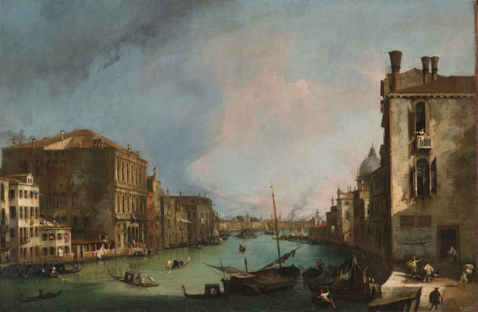 威尼斯大运河与卡格兰德宫角