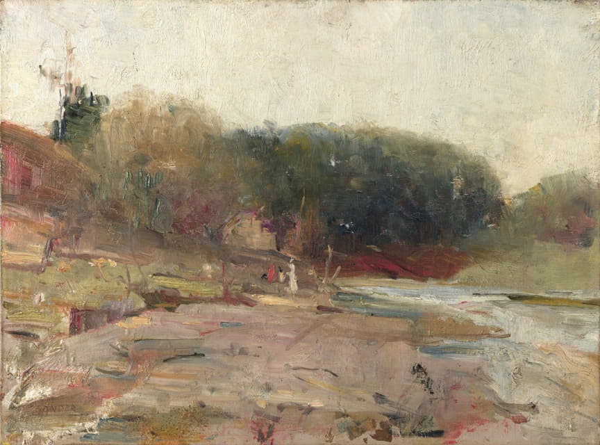 Charles Conder - On the River Yarra, near Heidelberg, Victoria