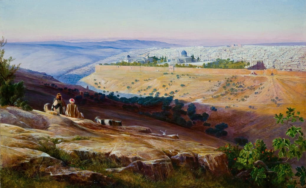 耶路撒冷在橄榄山上