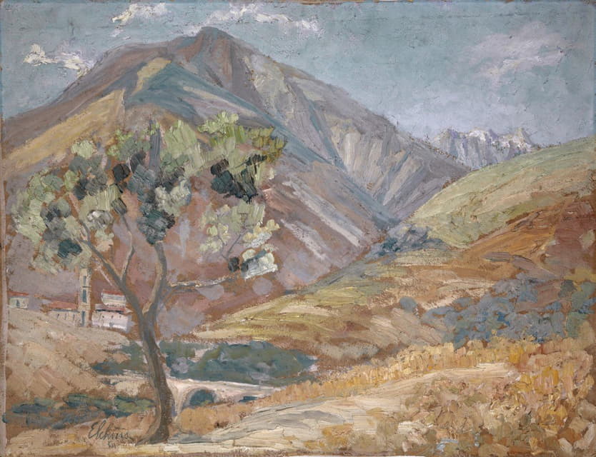 Ernst Schiess - Olive in the Corsican Mountains