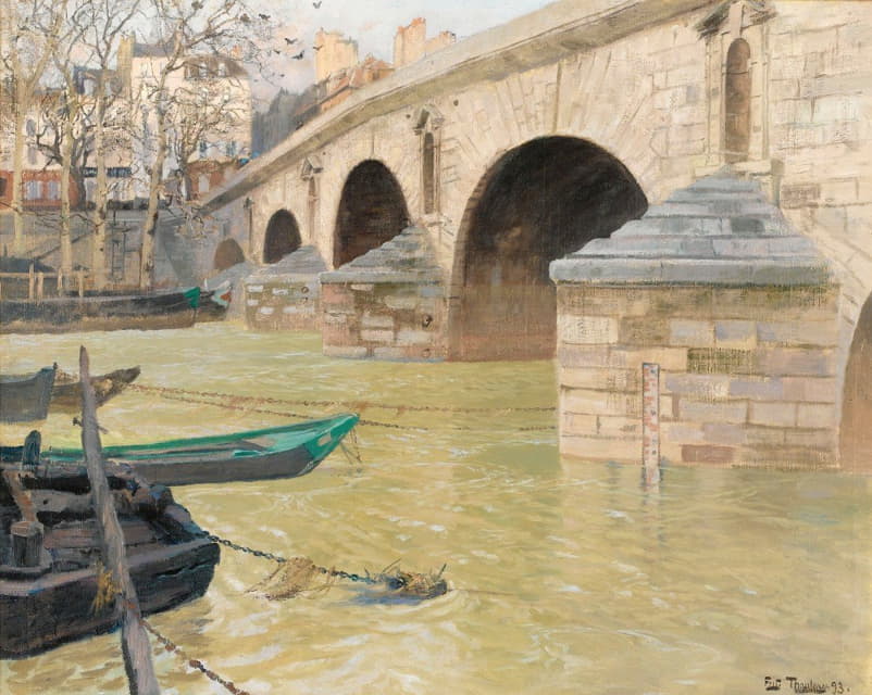 Frits Thaulow - The Pont Marie, Paris