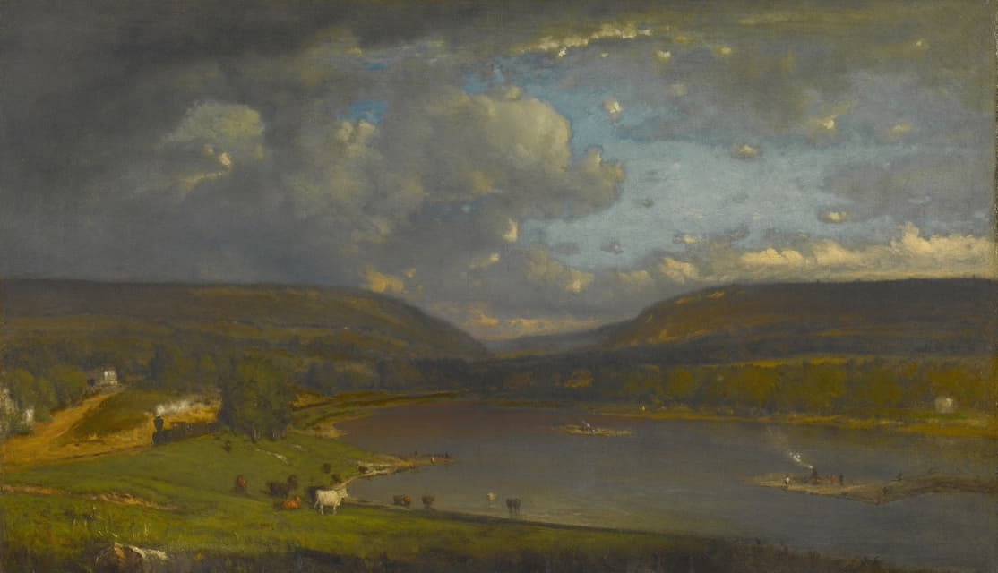 George Inness - On the Delaware River