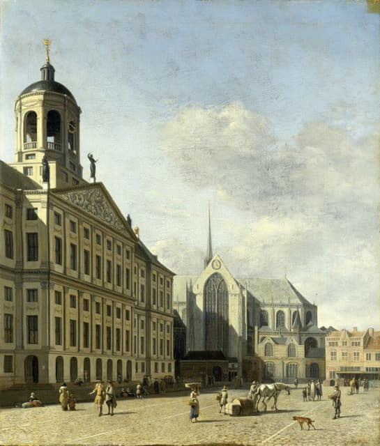 Gerrit Berckheyde - The Town Hall in Amsterdam