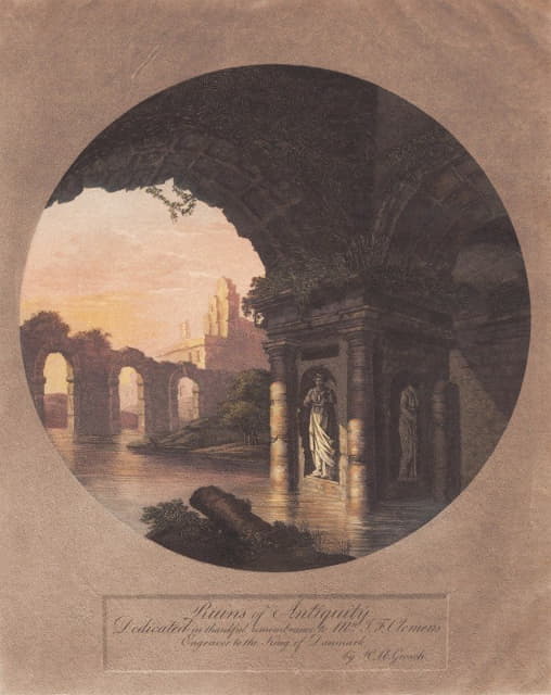 Christian Heinrich Grosch - Ruins of Antiquity. Dedicated to Clemens