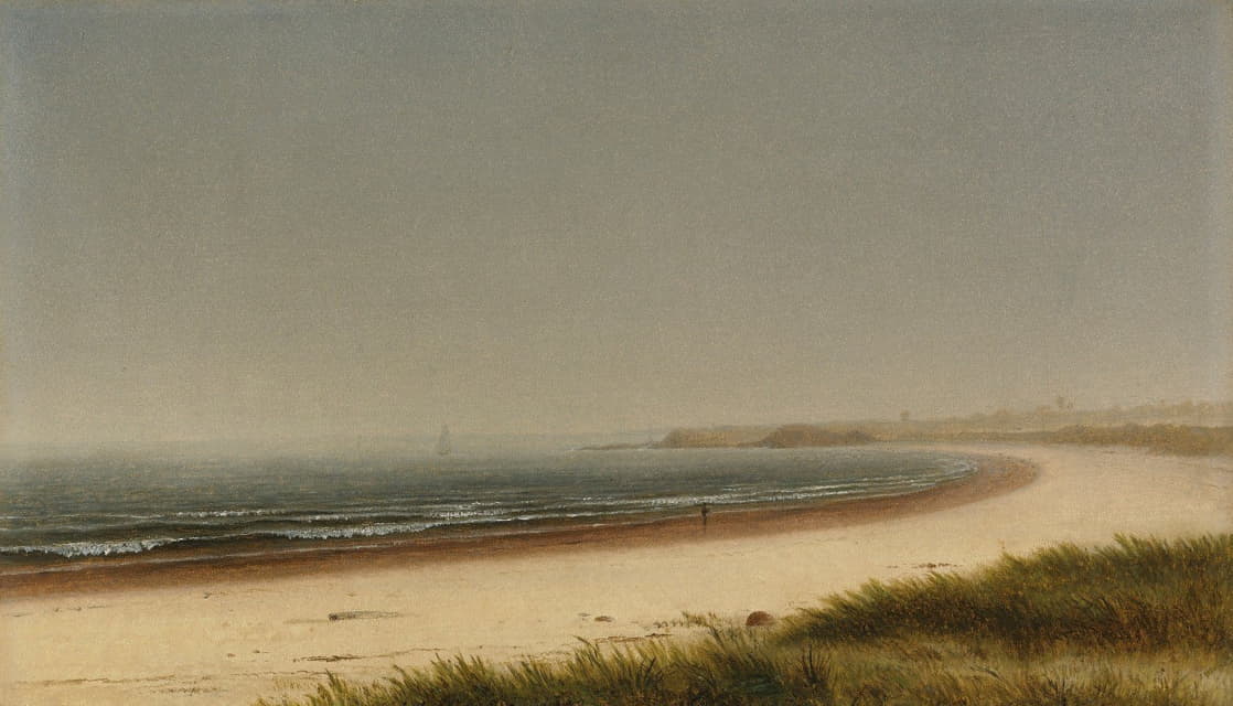 James Augustus Suydam - Beach Scene, Newport