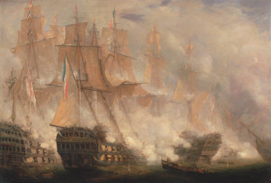 John Christian Schetky - The Battle of Trafalgar