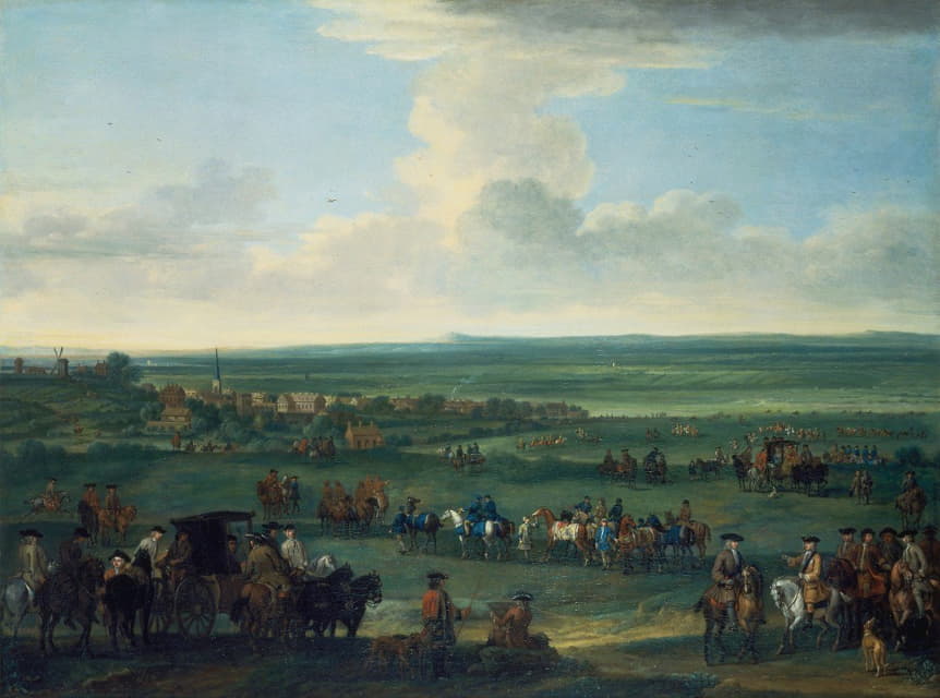 John Wootton - George I at Newmarket, 4 or 5 October, 1717