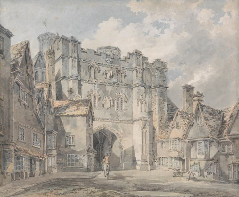 Joseph Mallord William Turner - Christ Church Gate, Canterbury