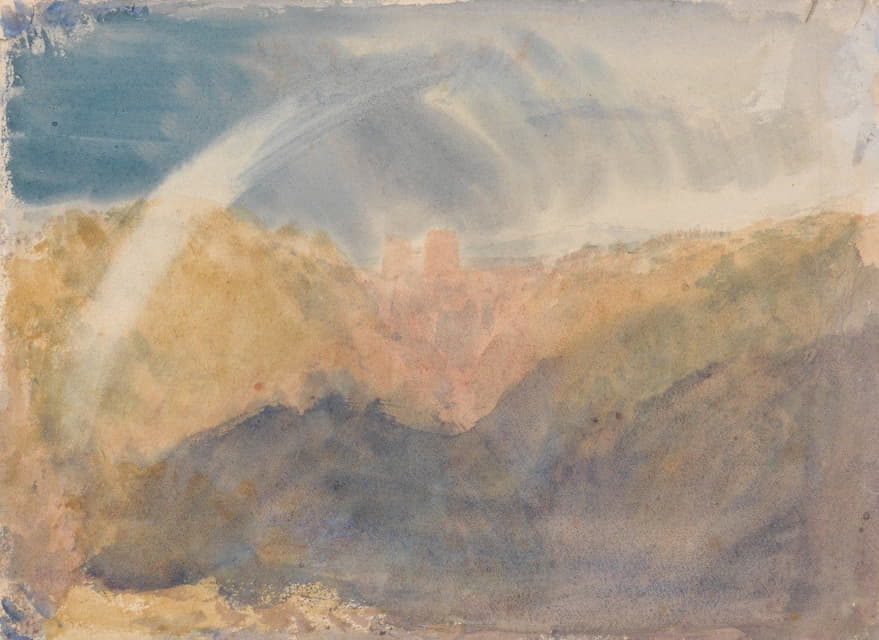 Joseph Mallord William Turner - Crichton Castle (Mountainous Landscape with a Rainbow)