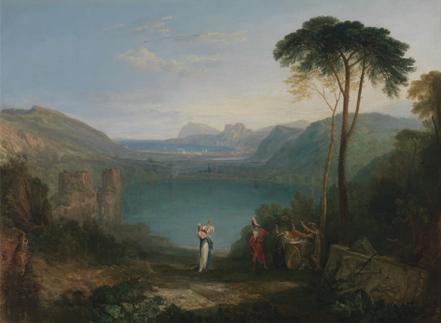 Joseph Mallord William Turner - Lake Avernus: Aeneas and the Cumaean Sybil