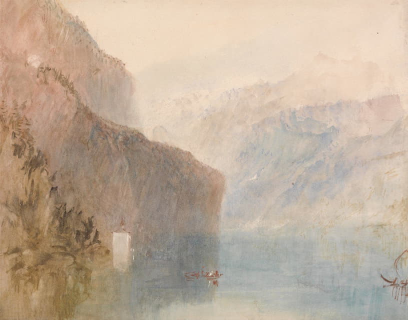 Joseph Mallord William Turner - Tell’s Chapel, Lake Lucerne