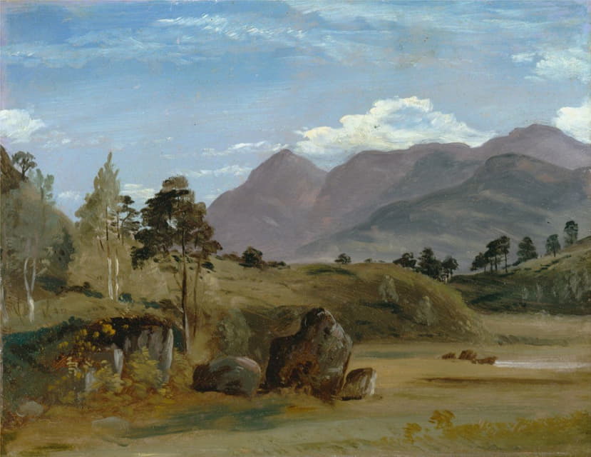 Lionel Constable - Mountain Landscape, possibly in the Lake District