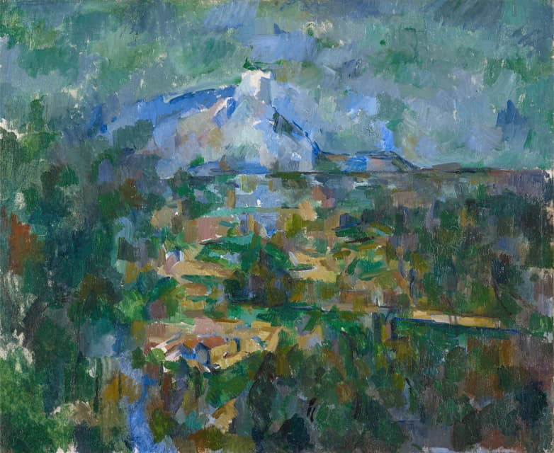 Paul Cézanne - View of Mount Sainte-Victoire from Les Lauves
