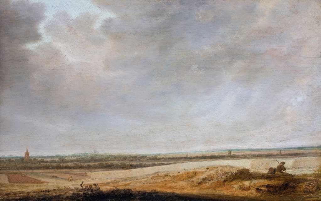 Jacob Salomonsz. van Ruysdael - Landscape with Cornfields