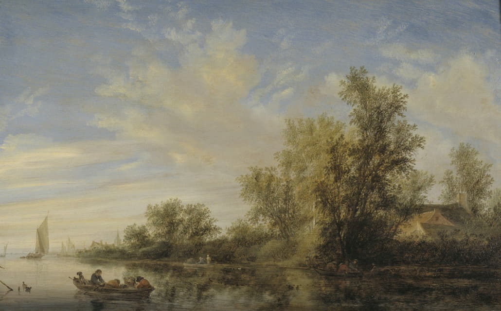 Jacob Salomonsz. van Ruysdael - River Landscape