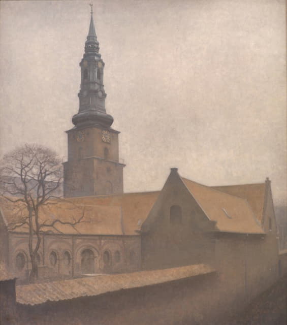 Vilhelm Hammershøi - St. Peter’s Church, Copenhagen