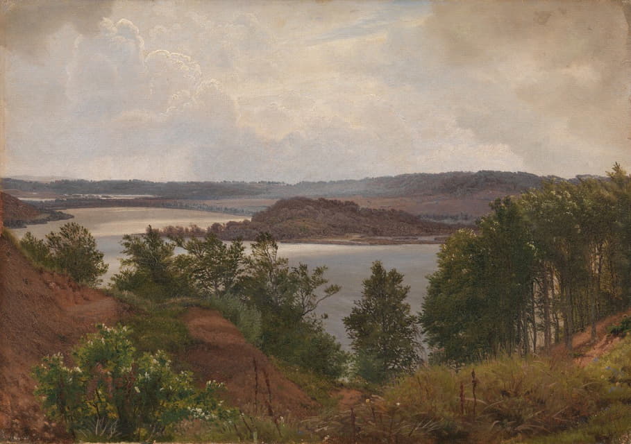 Vilhelm Kyhn - The Lakes at Laven near Silkeborg