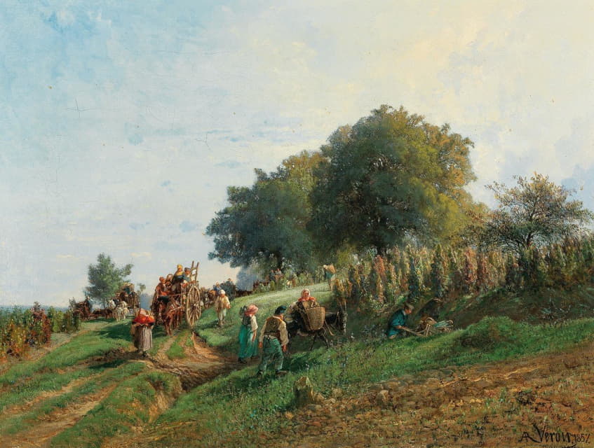 Alexandre René Veron - The harvest