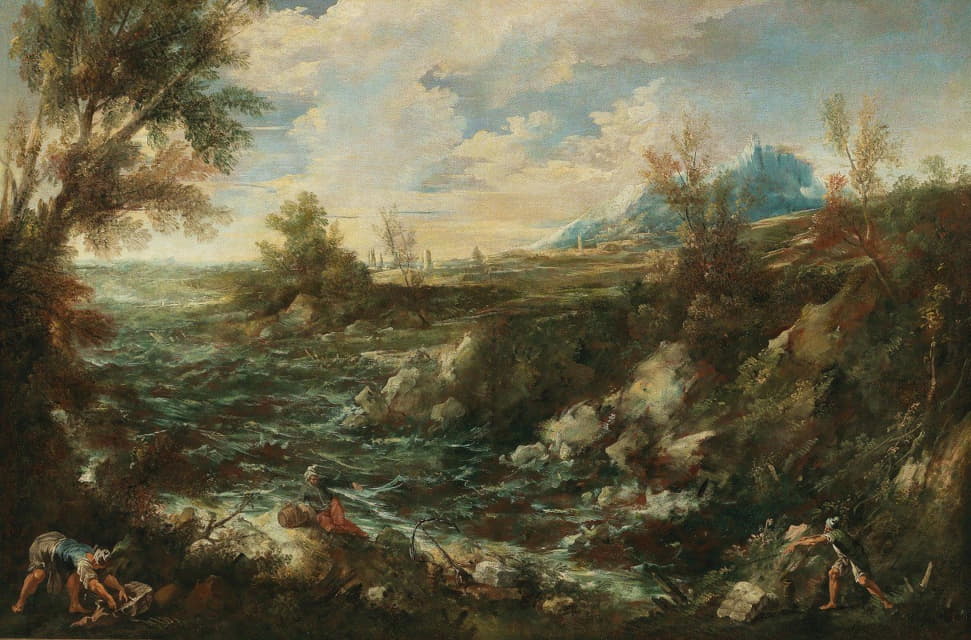 Antonio Francesco Peruzzini - River landscape