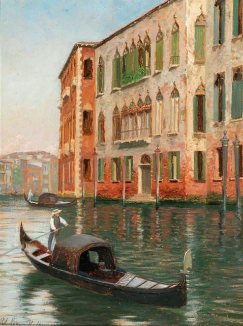 威尼斯，运河上的一幕