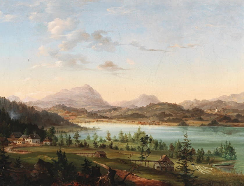 Josef Willroider - A View of Lake Ossiach