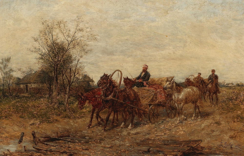 Ludwig Gedlek - A Carpet Dealer on a Journey across the Country