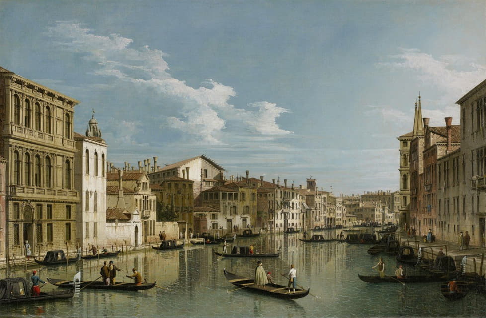 从弗拉基尼宫到圣马库拉坎波的威尼斯大运河