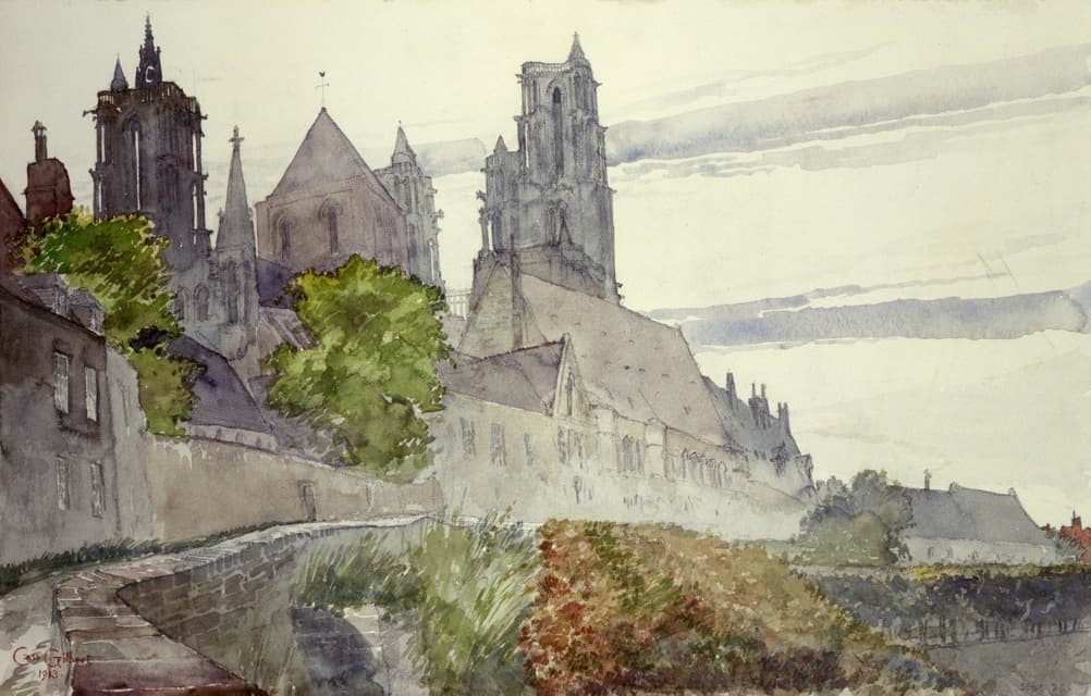 Cass Gilbert - Laon Cathedral, France