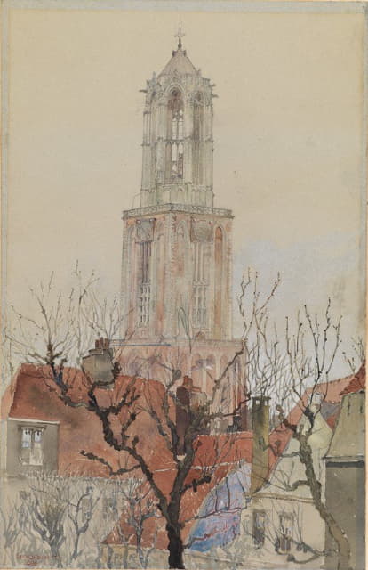 Cass Gilbert - Tower of the Cathedral of Utrecht, Holland