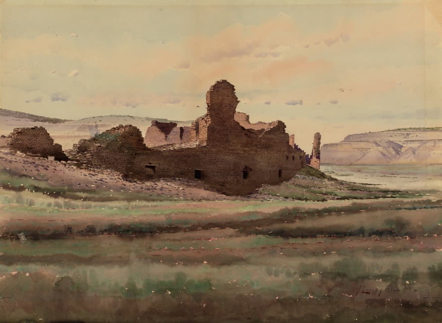 De Lancey Gill - Pueblo Bonito Ruin, Chaco Canyon, New Mexico