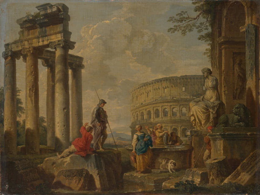 Giovanni Paolo Panini - The Coliseum amongst Roman Ruins