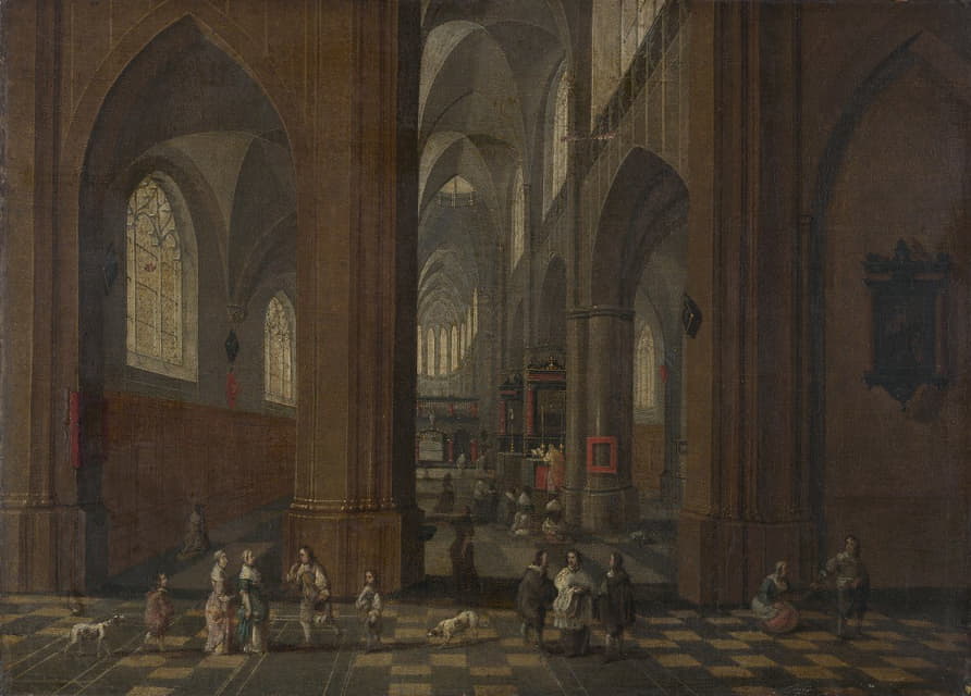 Pieter Neeffs the Elder - Church Interior