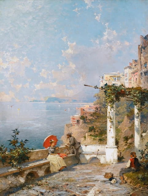 Franz Richard Unterberger - Amalfi Coast