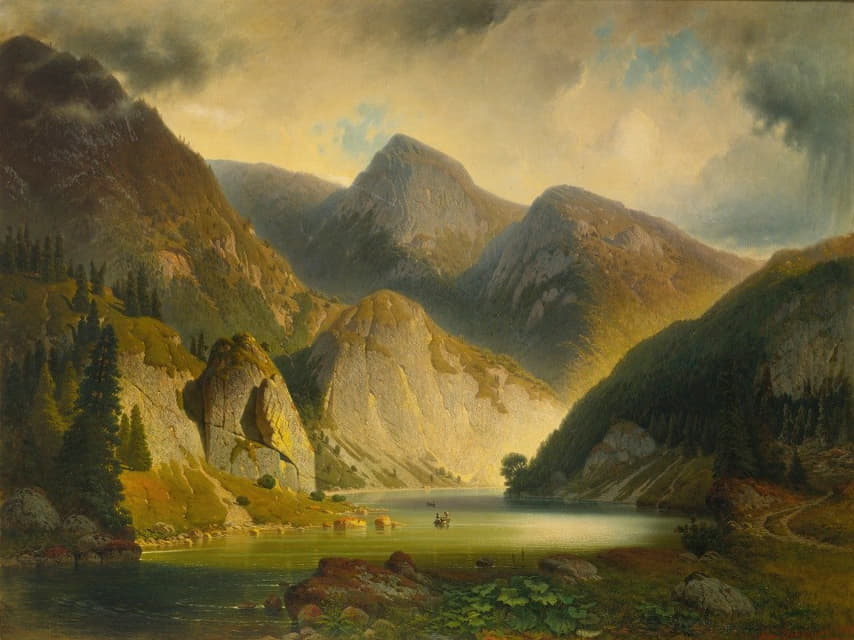 Aleksander Swieszewski - An Alpine Lake