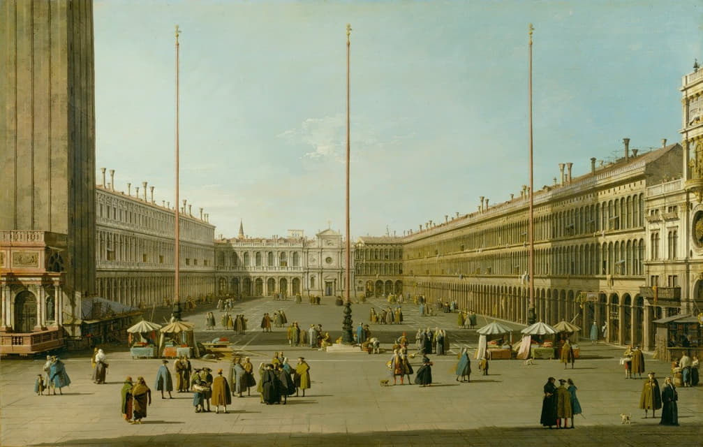 Canaletto - The Piazza San Marco